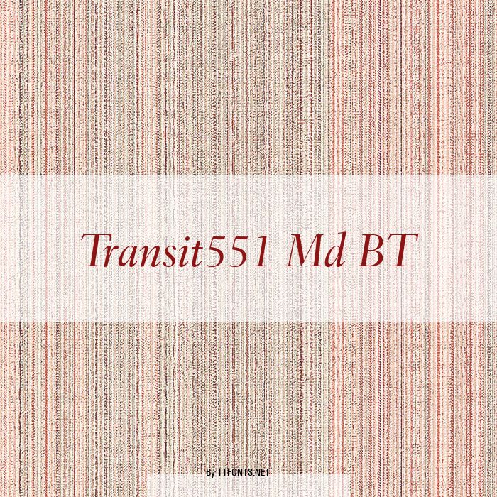 Transit551 Md BT example